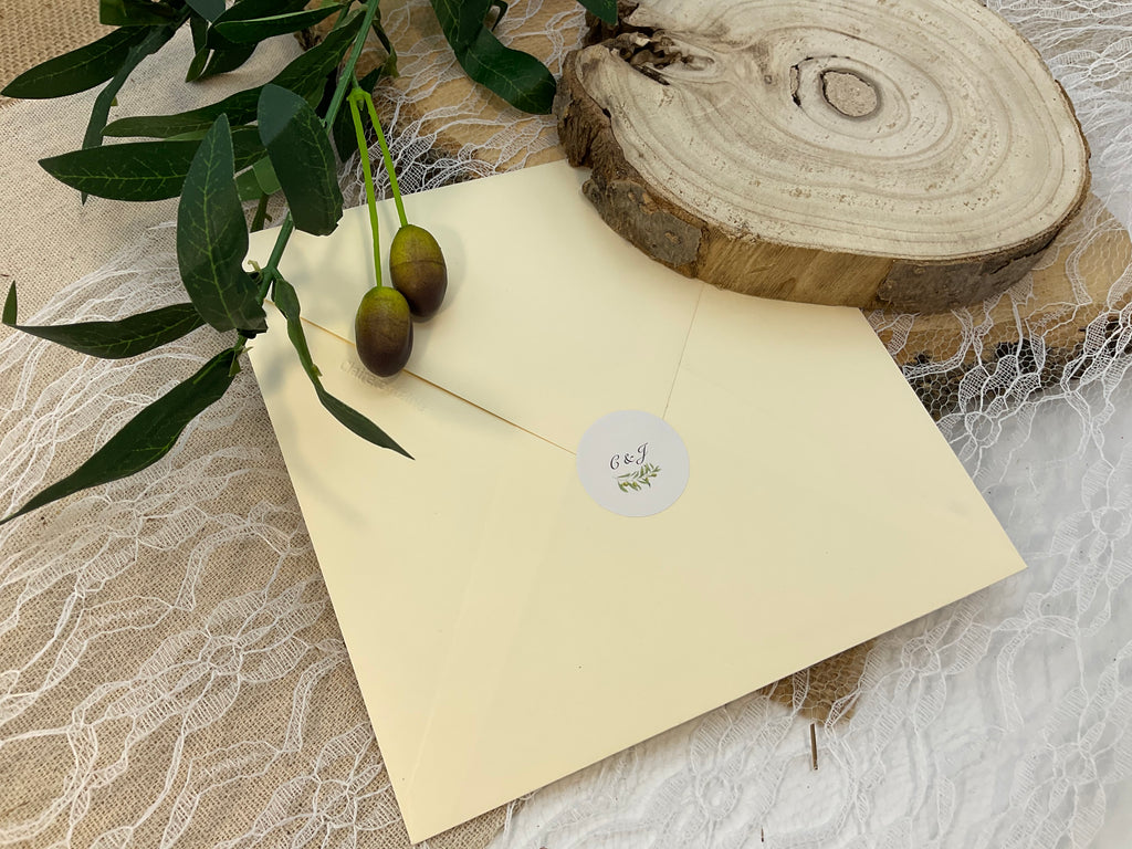 stickers de mariage pour enveloppe personnalisée